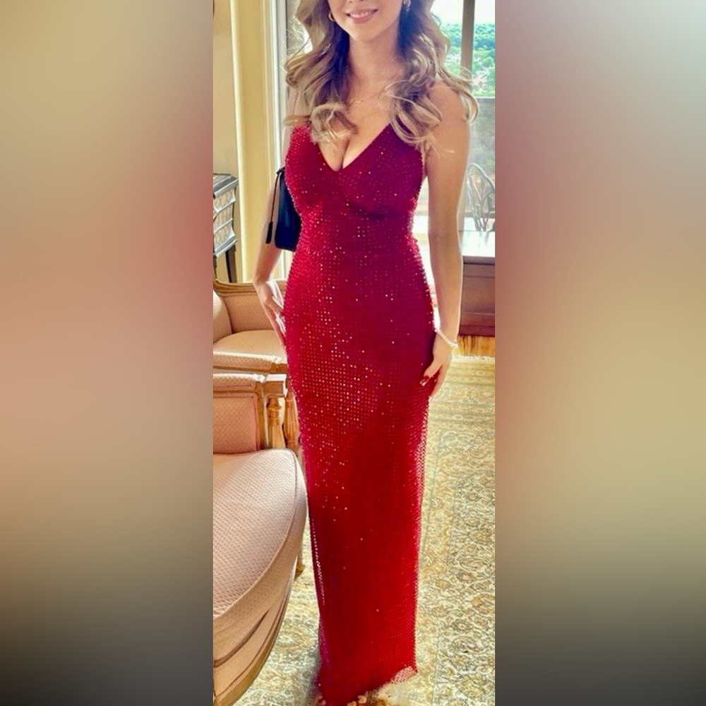 Portia & Scarlett Elegant Red PROM Dress